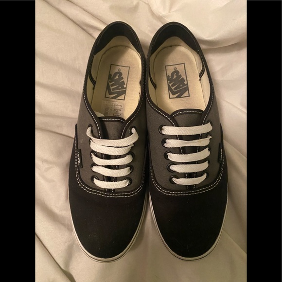 Vans Shoes Vans Black And Gray Shoes Poshmark